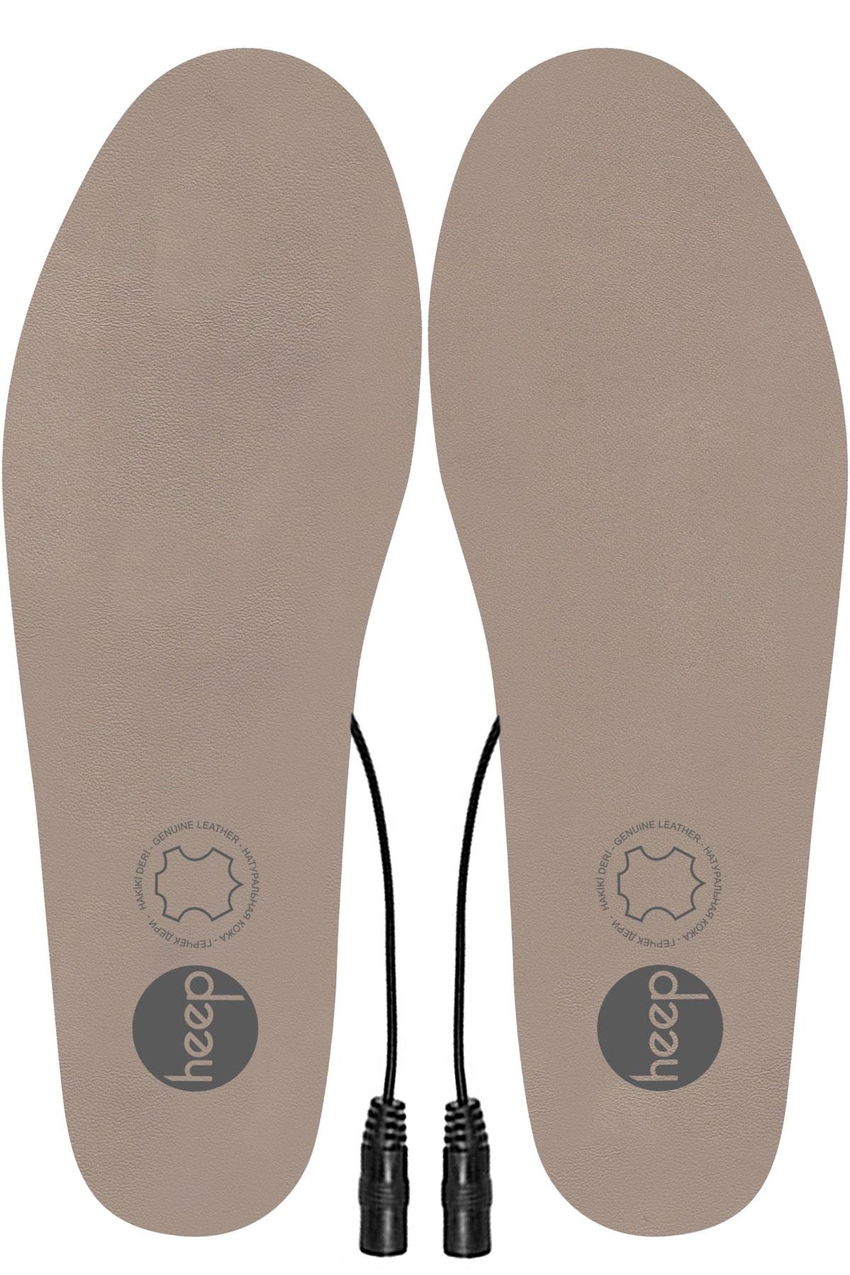 Elektrikli Taşınabilir Kablolu 35-45 Numara Bej Isıtıcılı Ayakkabı Tabanlığı