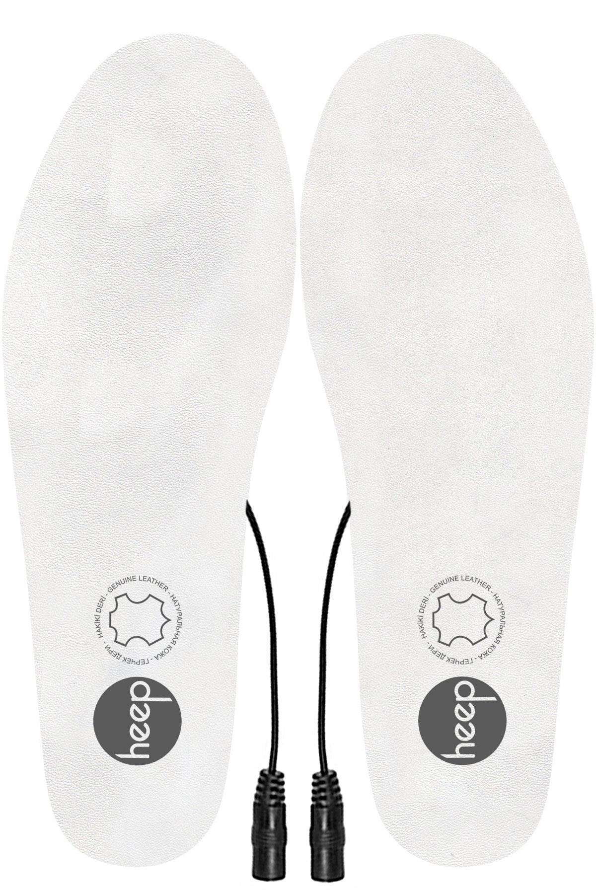 Elektrikli Taşınabilir Kablolu 35-45 Numara Beyaz Isıtıcılı Ayakkabı Tabanlığı