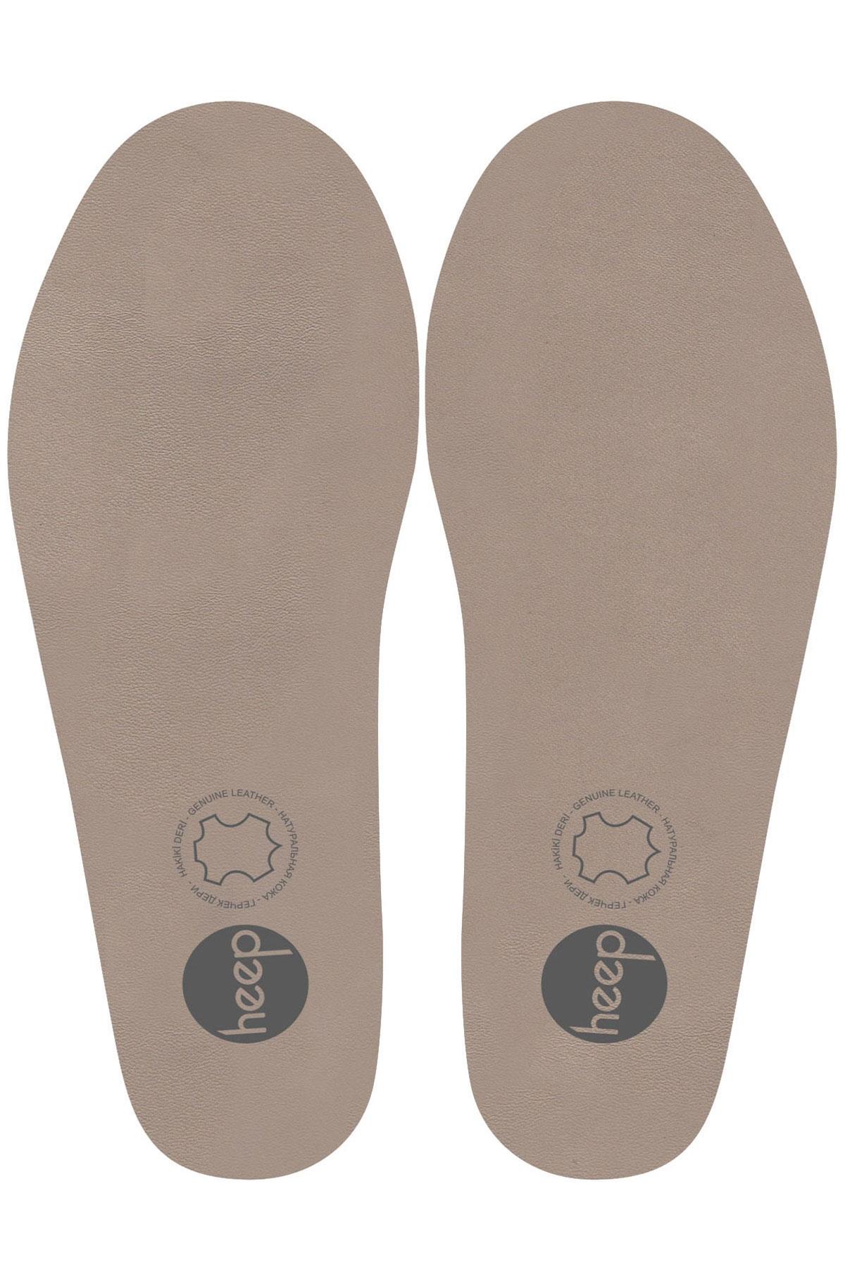 Heep Hakiki Deri Ve Anatomik Bej 25-35 Numara Çocuk Ayakkabı İç Tabanlığı B-0022-BJ-2535