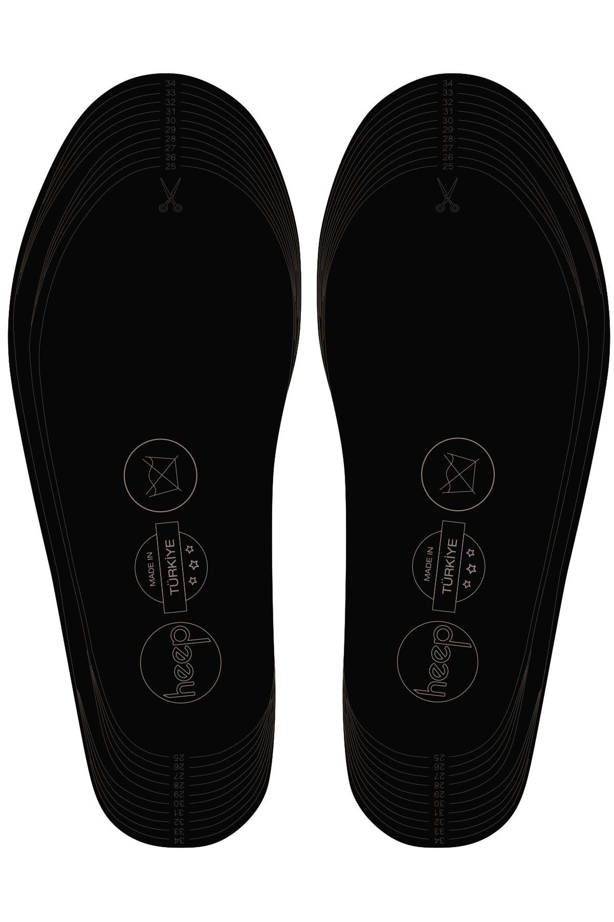 Heep Hakiki Deri Ve Anatomik Bej 25-35 Numara Çocuk Ayakkabı İç Tabanlığı B-0022-BJ-2535