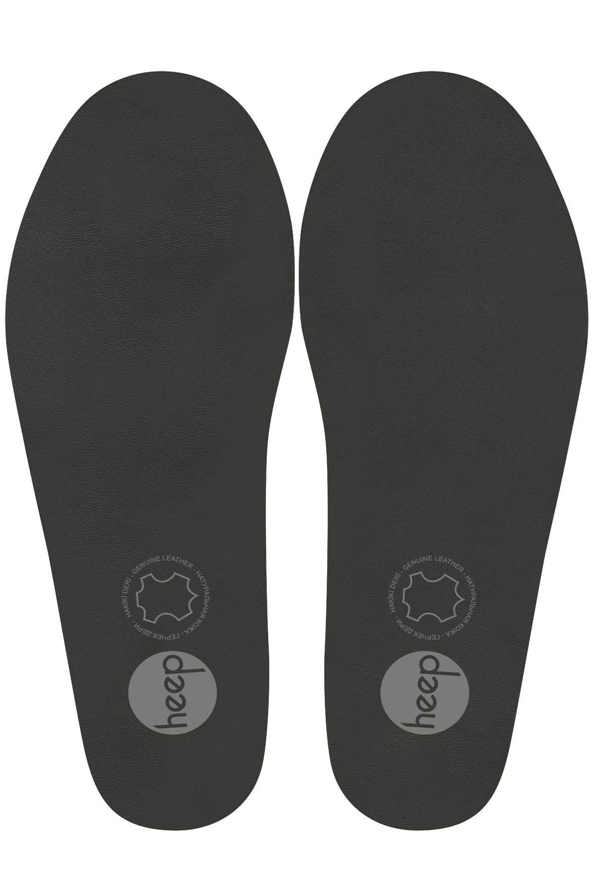 Heep Hakiki Deri Ve Anatomik Gri 25-35 Numara Çocuk Ayakkabı İç Tabanlığı B-0022-GR-2535