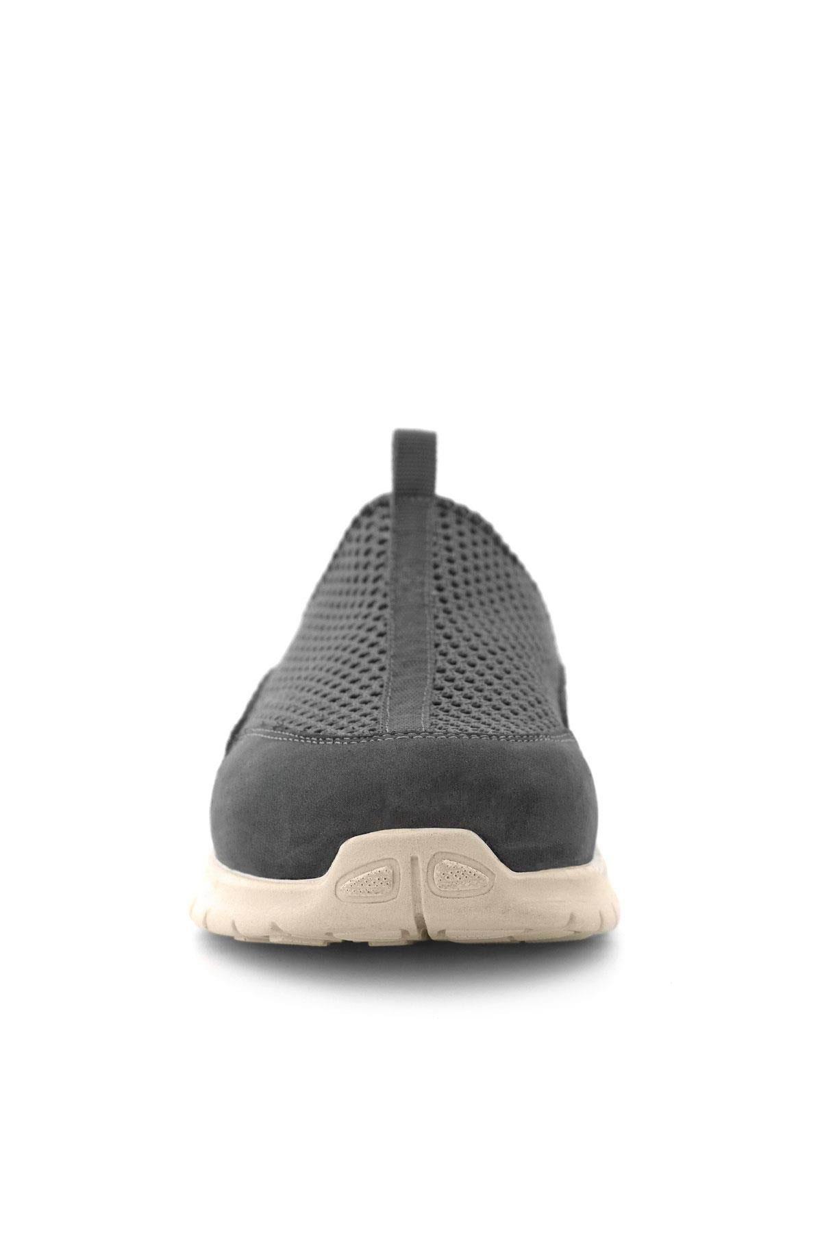 Heep Medikal Koyu Gri Krem Tabanlı Comfort Spor Terlik