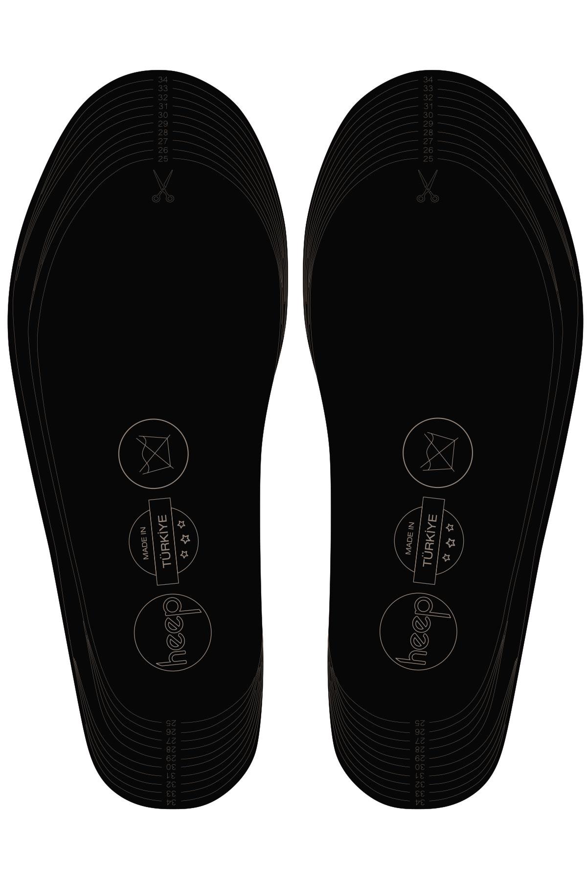 Heep Hakiki Deri Ve Anatomik Beyaz 25-35 Numara Çocuk Ayakkabı İç Tabanlığı