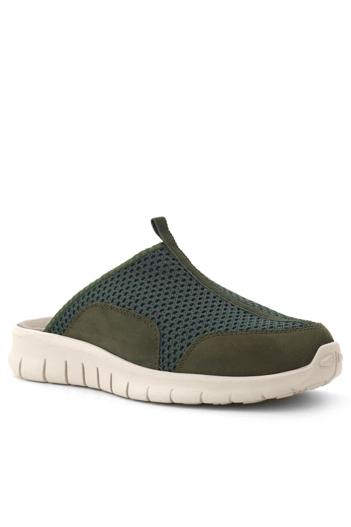 Heep Medikal Haki Yeşil Krem Tabanlı Comfort Spor Terlik BT50-HKKR.40