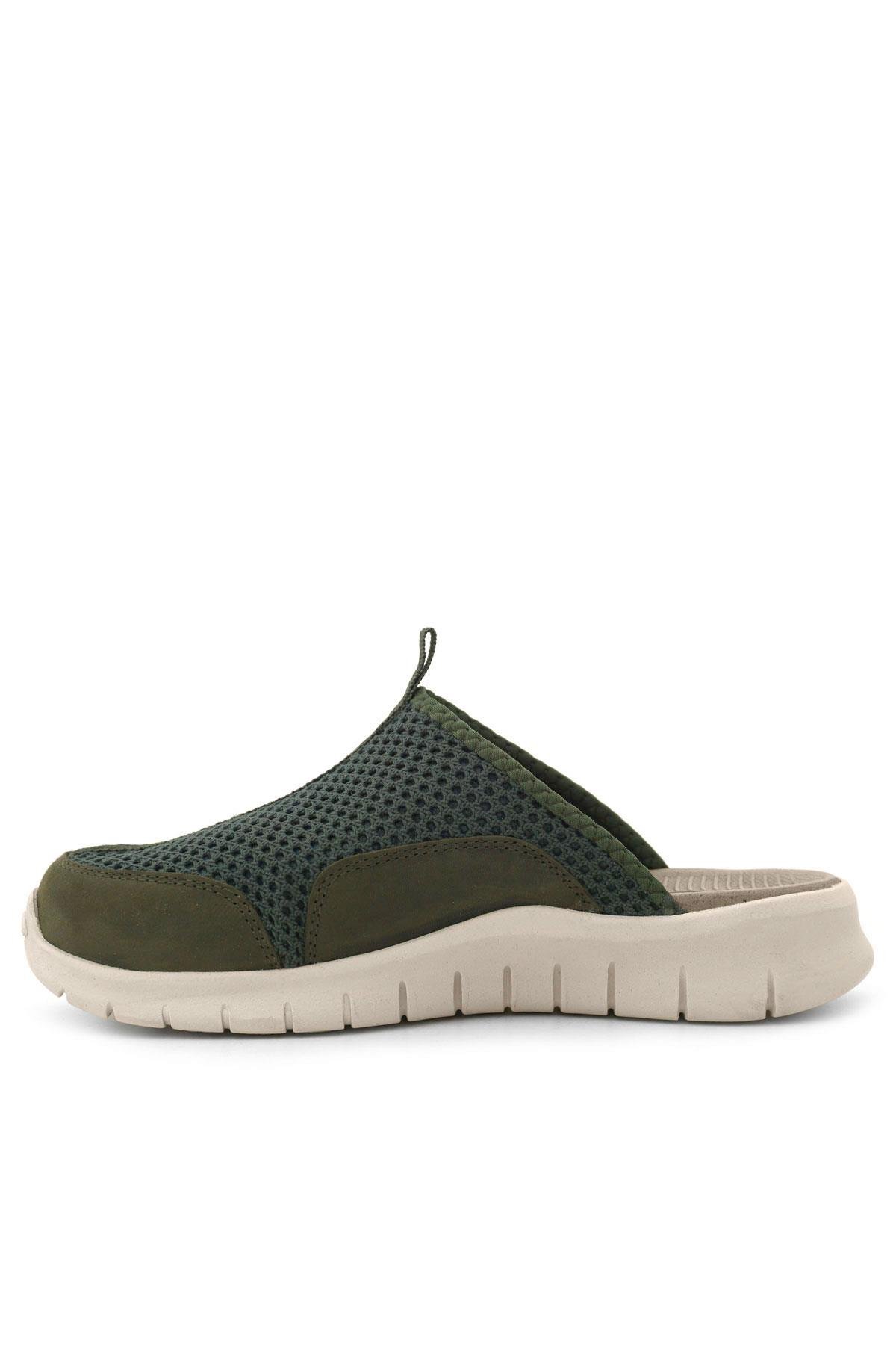 Heep Medikal Haki Yeşil Krem Tabanlı Comfort Spor Terlik BT50-HKKR.40