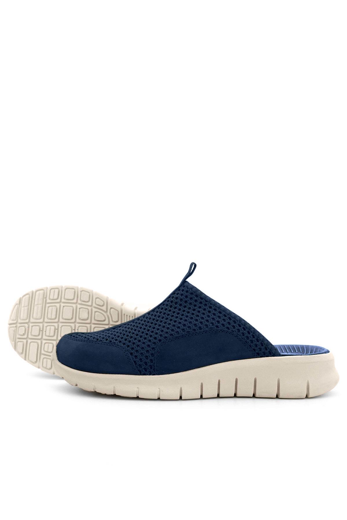 Heep Medikal Lacivert Krem Tabanlı Comfort Spor Terlik BT50-KLLKR.39