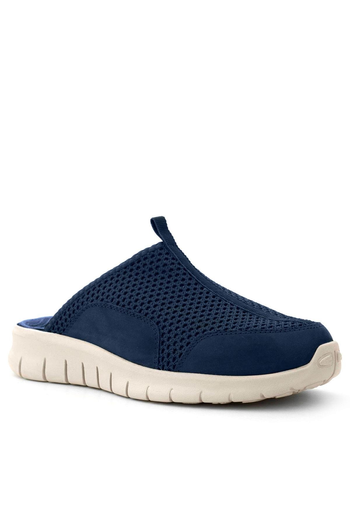 Heep Medikal Lacivert Krem Tabanlı Comfort Spor Terlik BT50-KLLKR.39