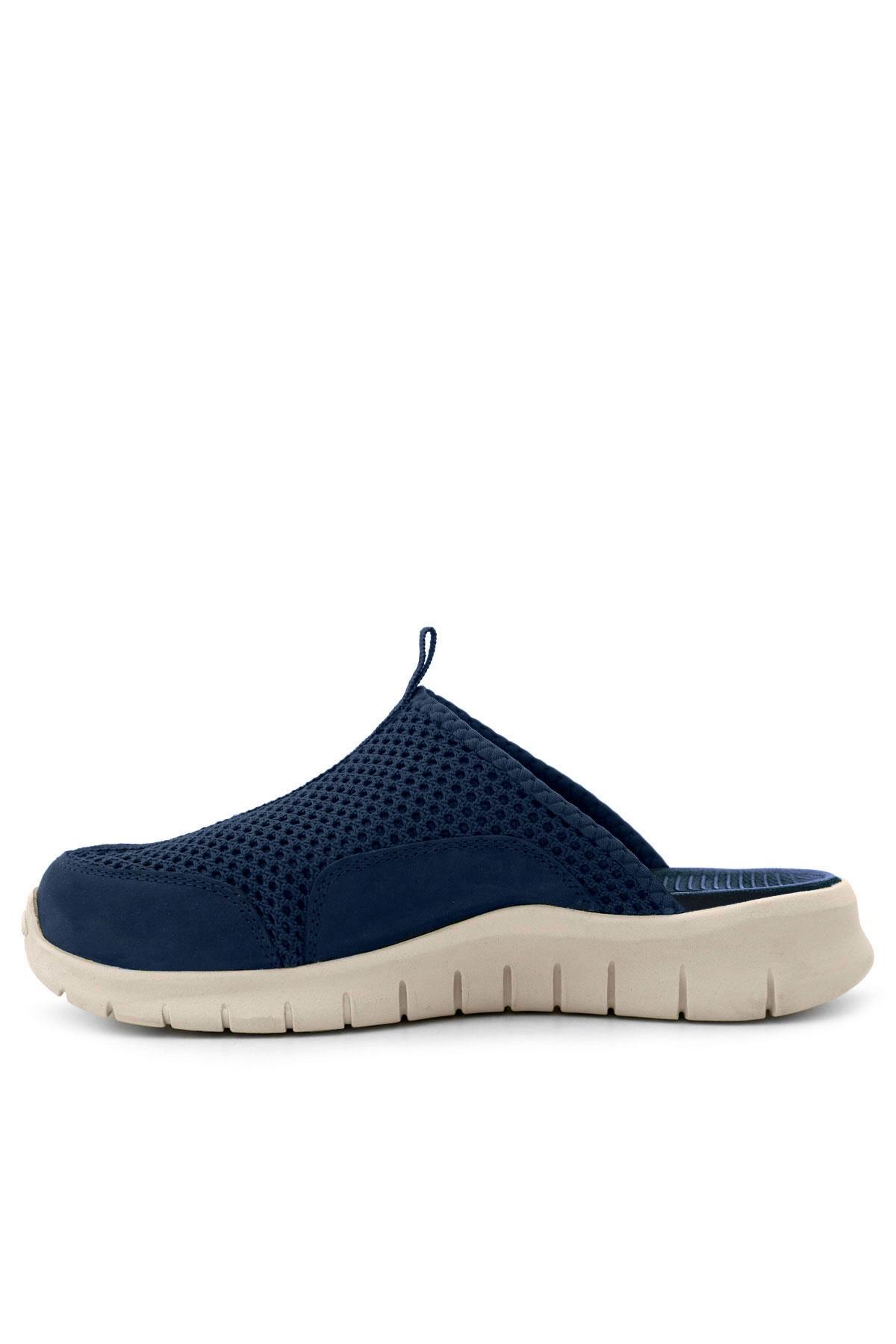 Heep Medikal Lacivert Krem Tabanlı Comfort Spor Terlik BT50-KLLKR.39