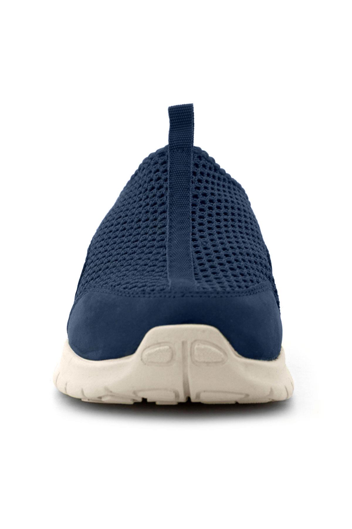 Heep Medikal Lacivert Krem Tabanlı Comfort Spor Terlik BT50-KLLKR.39