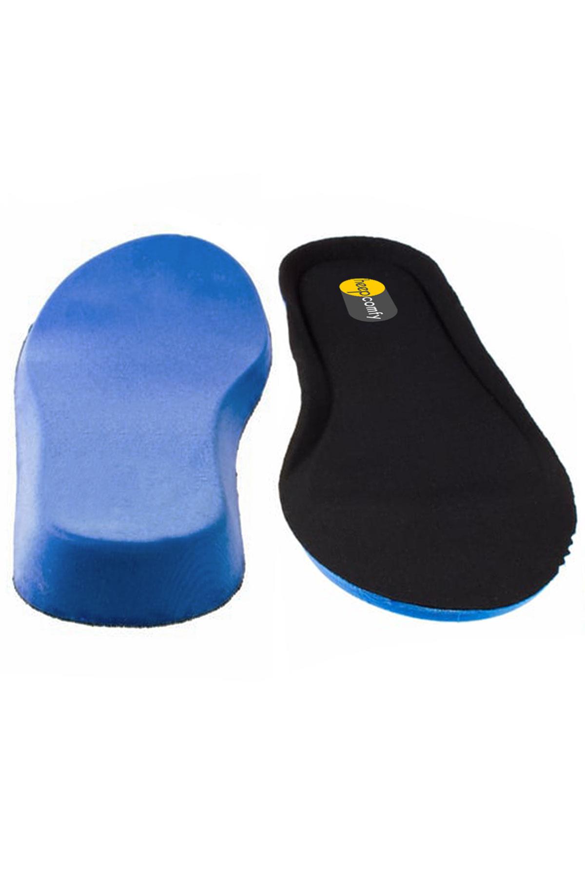 Heep Siyah Mavi Renk Hafızalı Sünger Destekli Ayakkabı Tabanlığı HT-001-SM.45
