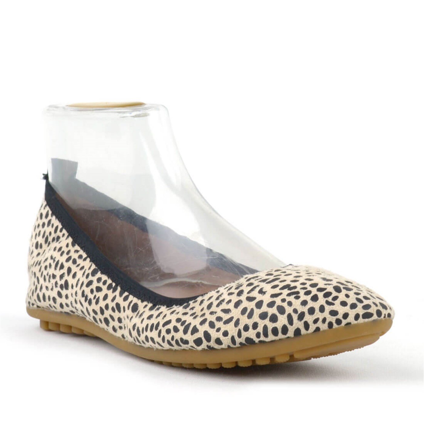 Krem Siyah Katlanabilir Kadın Babet KB01