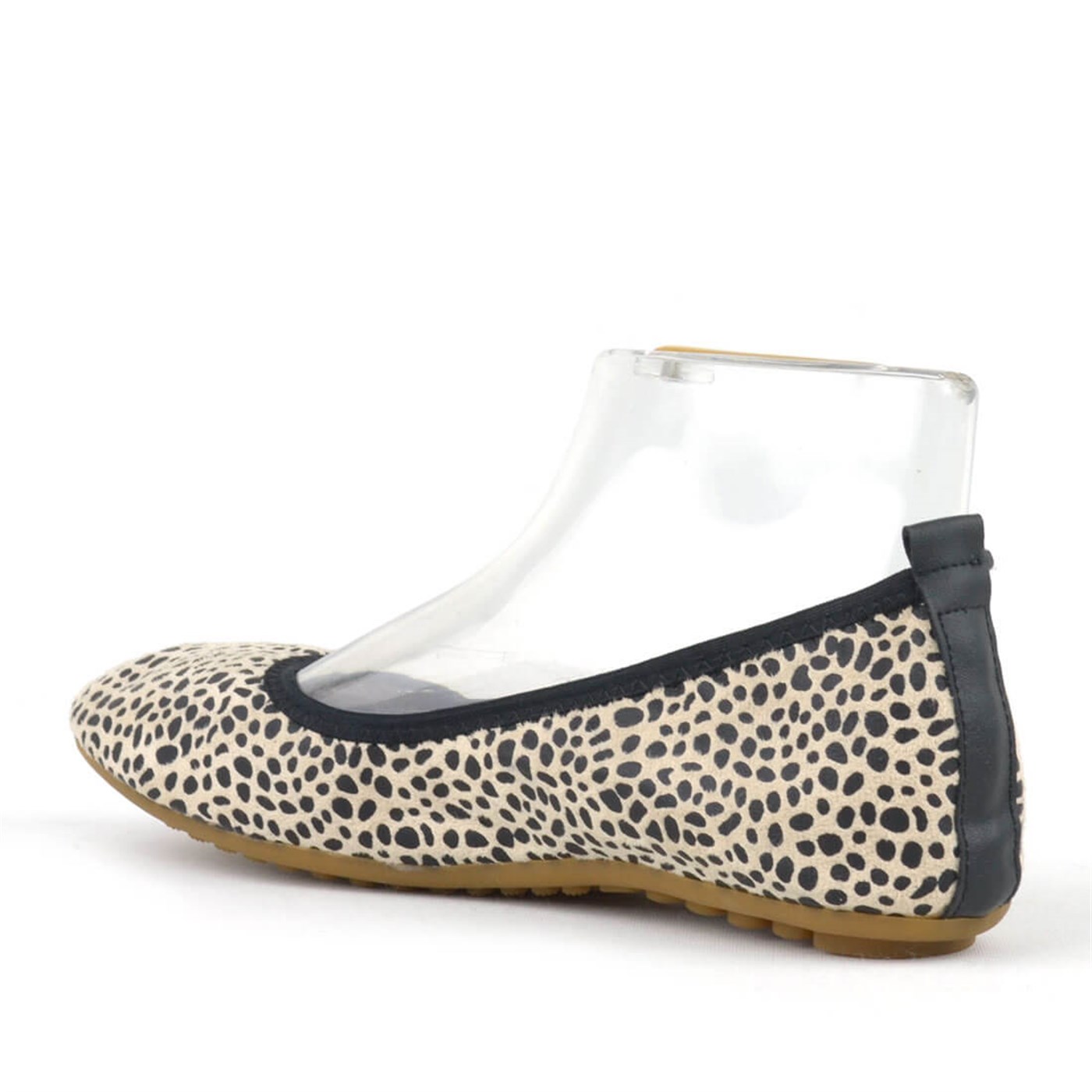 Krem Siyah Katlanabilir Kadın Babet KB01