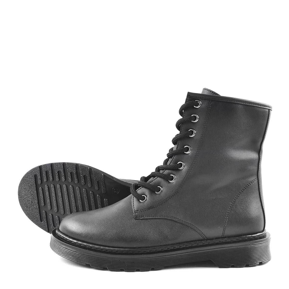 Amelia Mat Siyah Postal Bot - B9120-SC