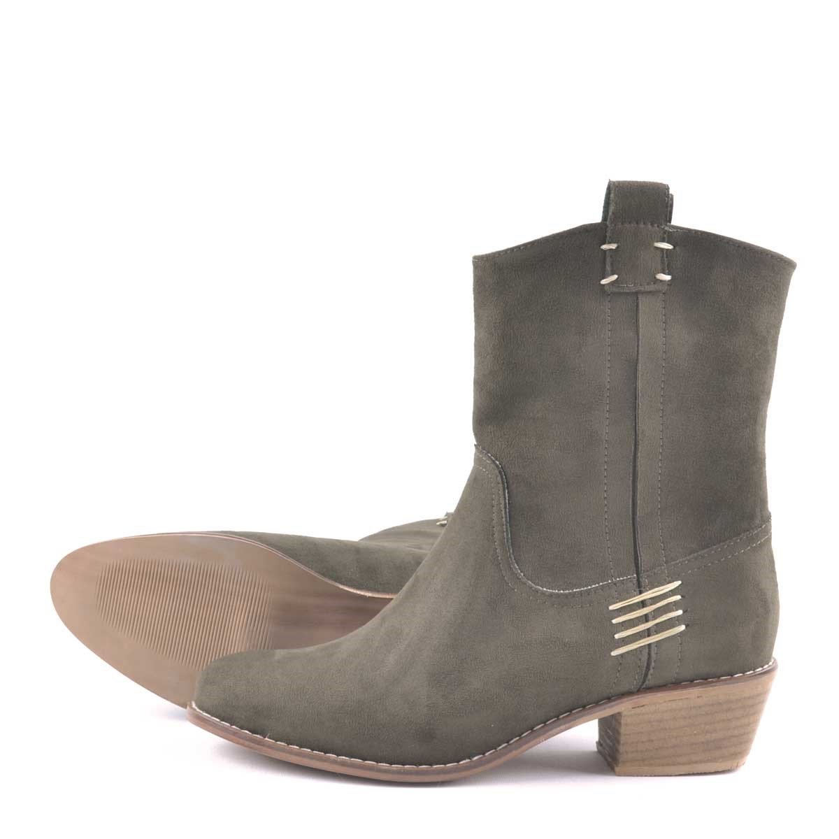 Lilah Haki Kovboy Çizmesi - B9160-Y