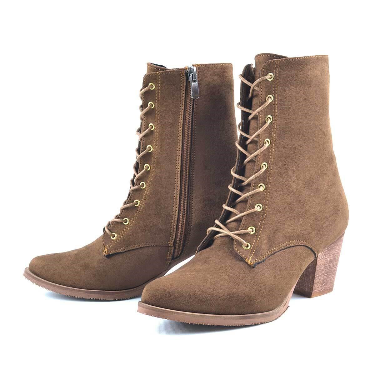 Vionnet Taba Topuklu Bot - B9150-TAB