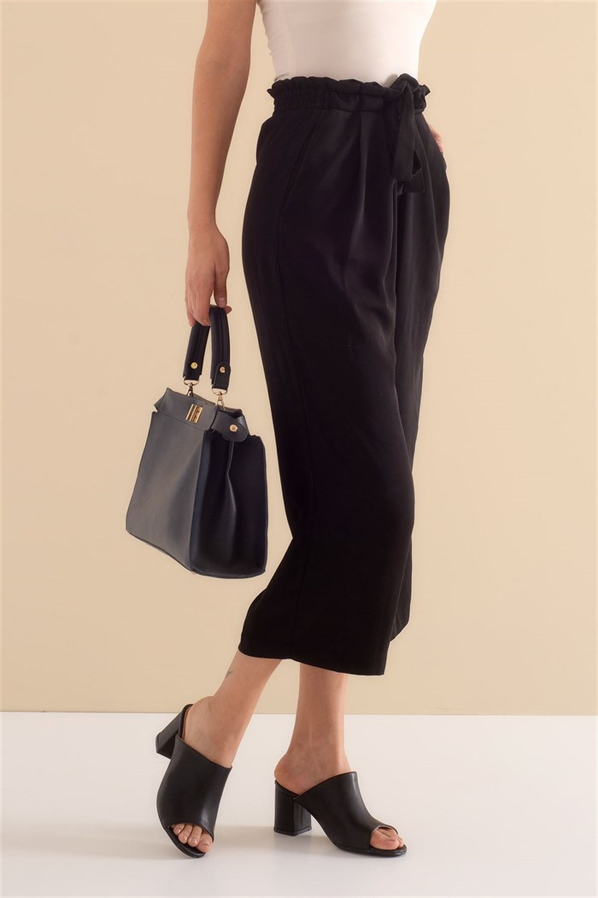 Marzia Siyah Topuklu Terlik 