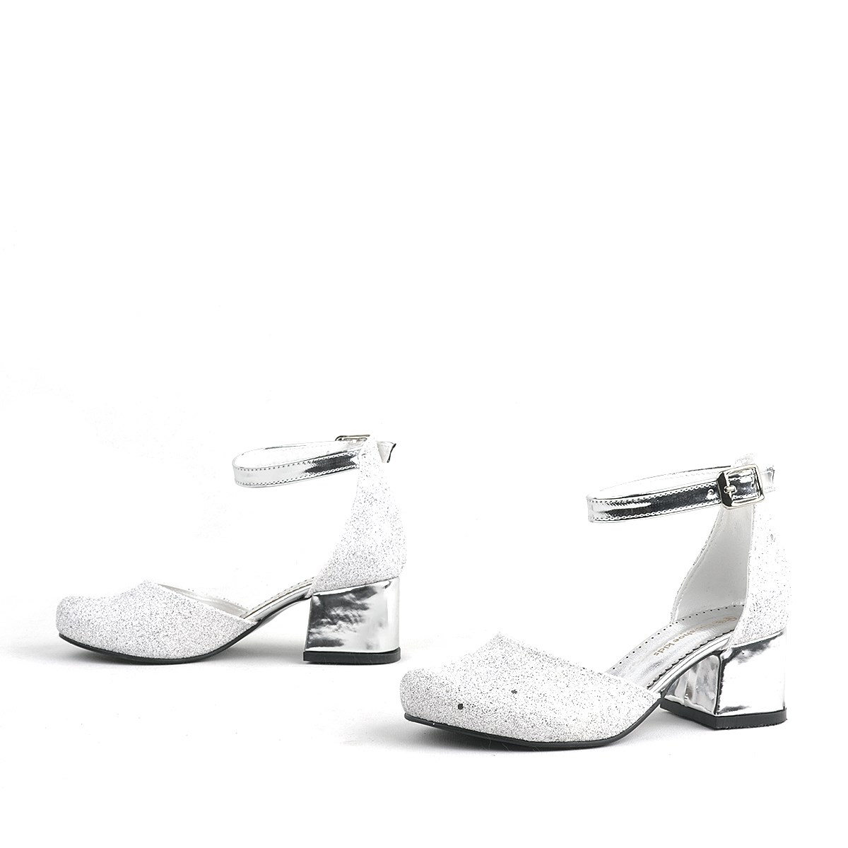 Sarıkaya Girl's Shoes Heels Nacre Thick Heels