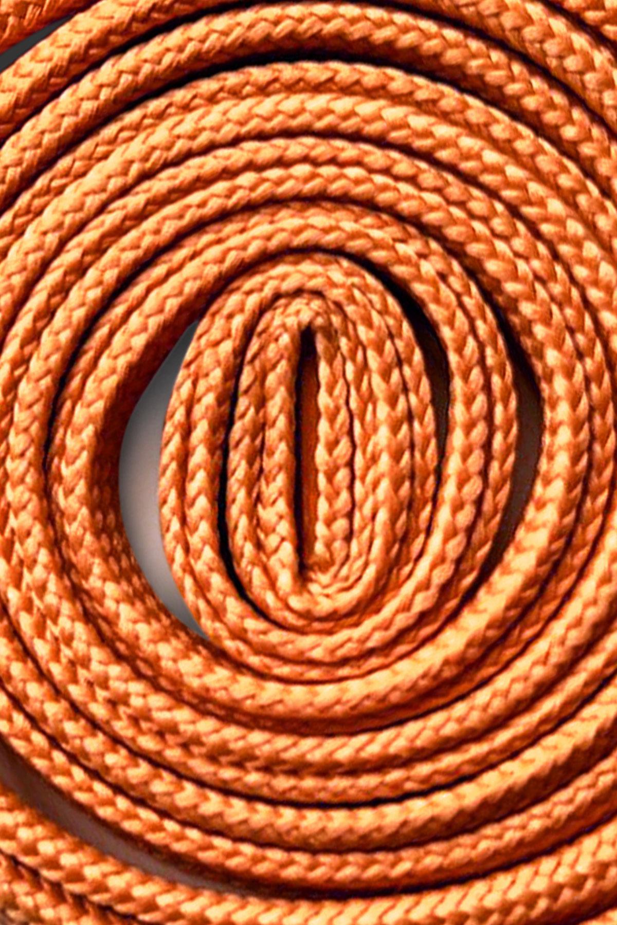 Turuncu 1 cm Kalınlığında 1 Çift Yassı Spor Ayakkabı Bağcığı