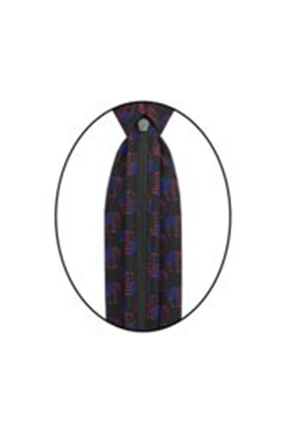 Fil Temalı Siyah Çocuk Kravat