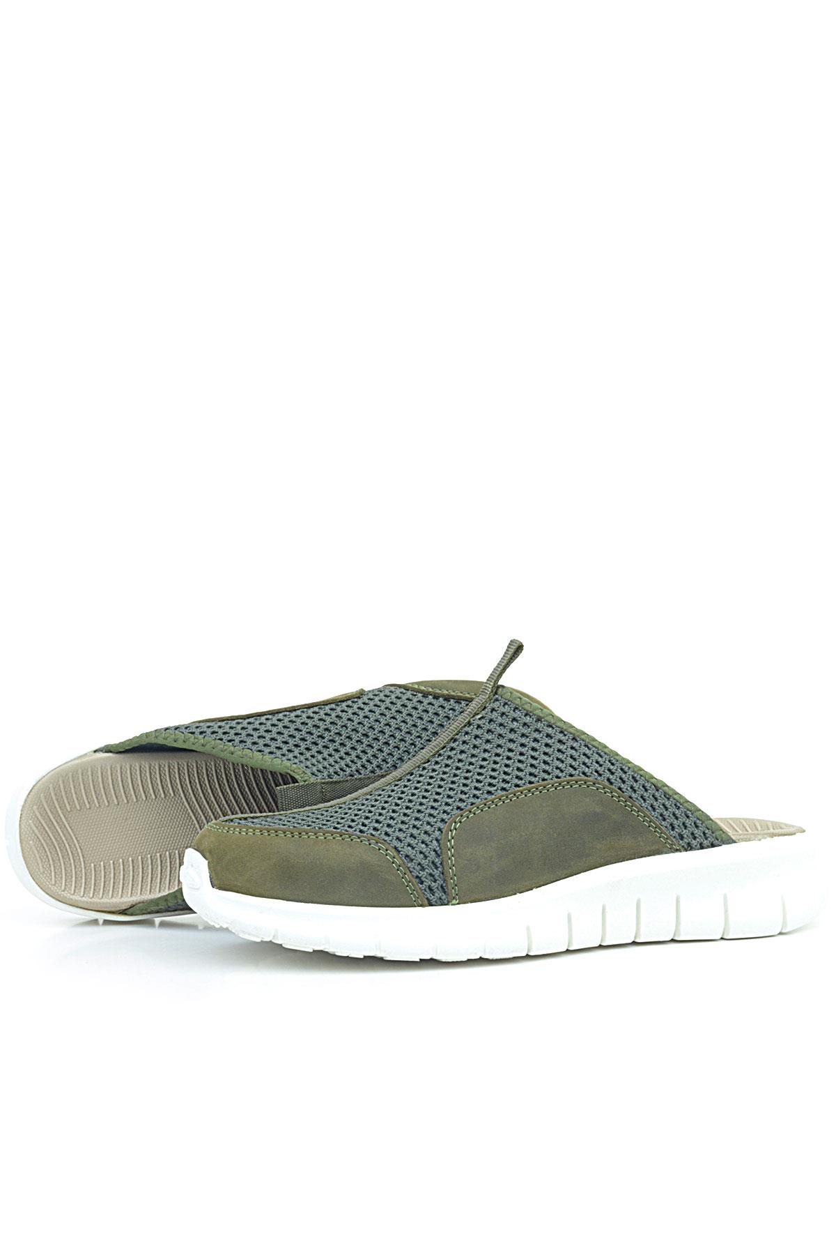 Medikal Haki Yeşil Kum Comfort Tabanlı Spor Terlik