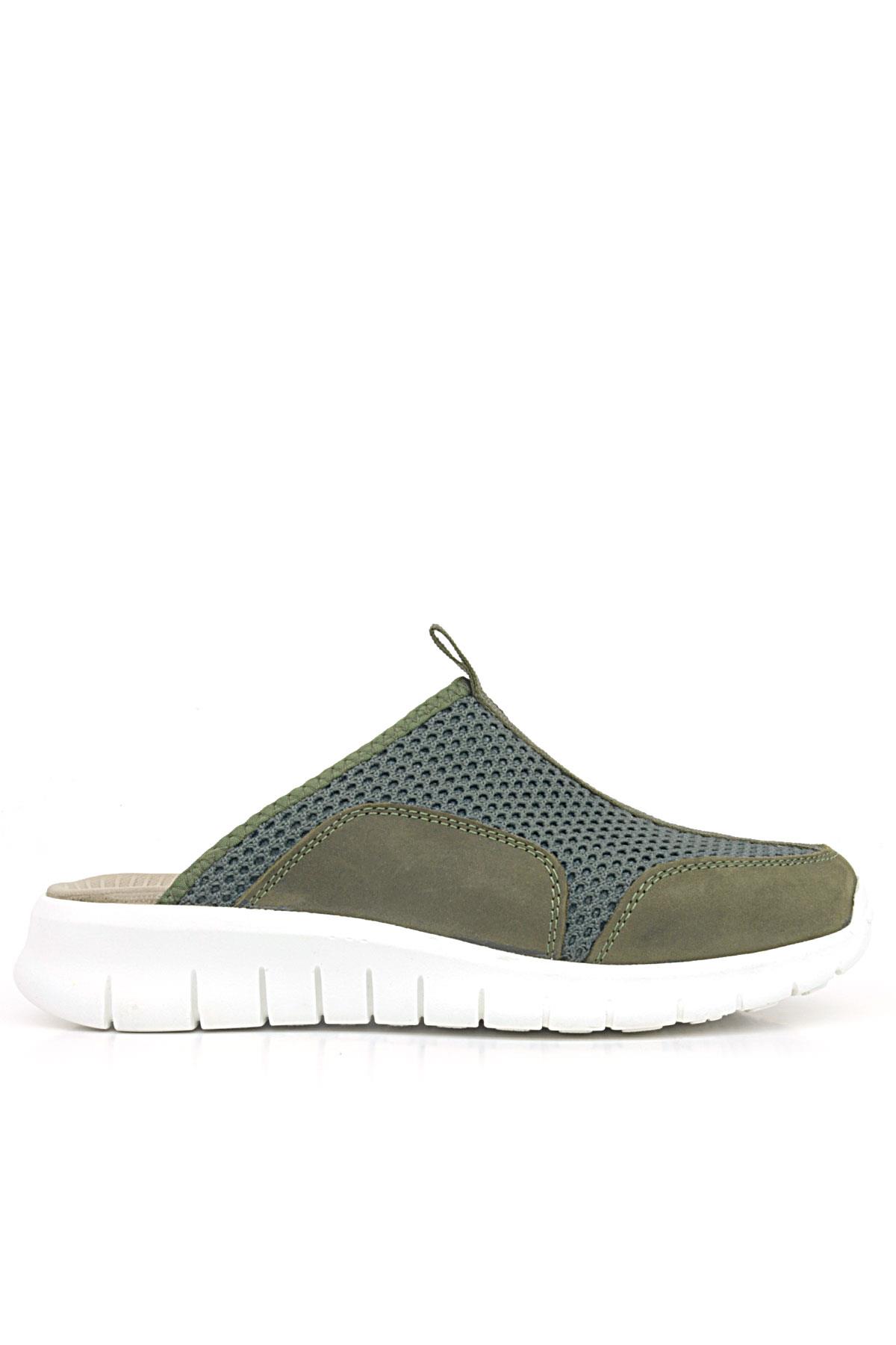 Medikal Haki Yeşil Kum Comfort Tabanlı Spor Terlik