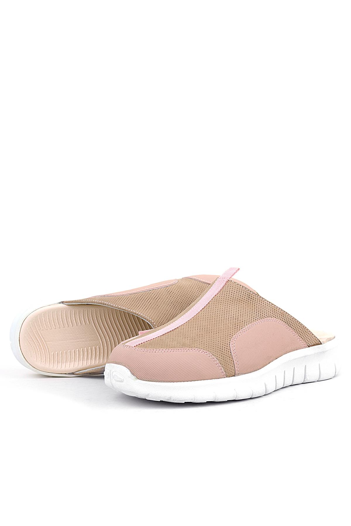 Medikal Hakiki Deri Pudra Comfort Spor Terlik