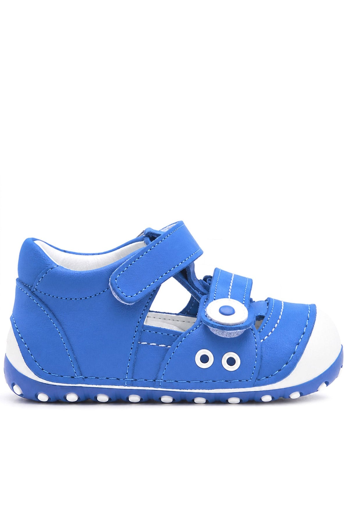 Nino Blue Genuine Leather Shoes Summer Toddlers