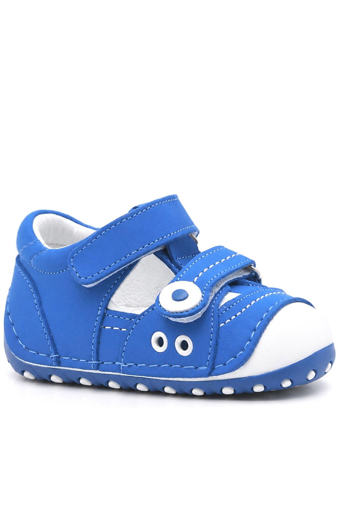 Nino Blue Genuine Leather Shoes Summer Toddlers