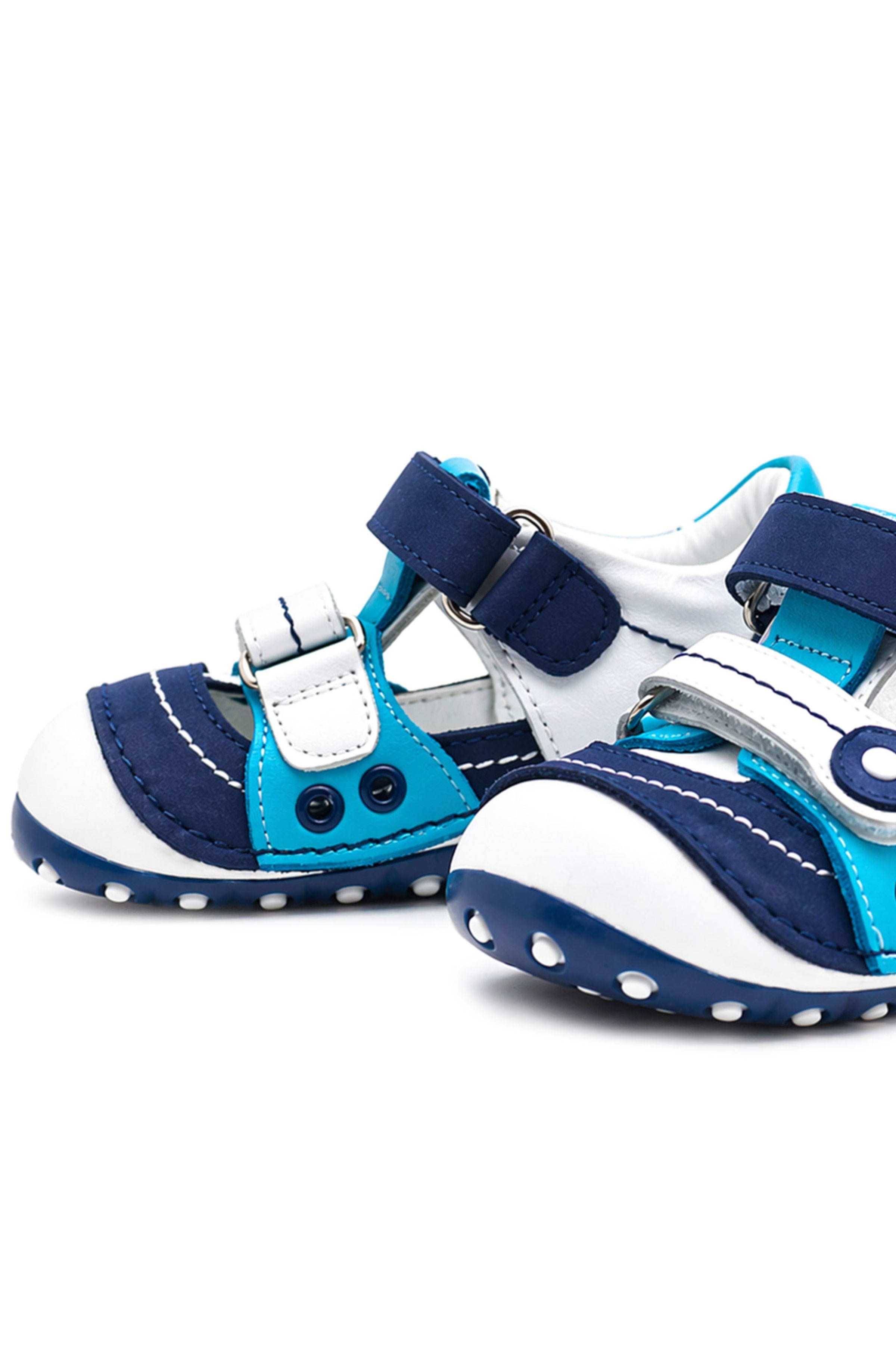 Nino Blue Genuine Leather Shoes Summer First Step Blue
