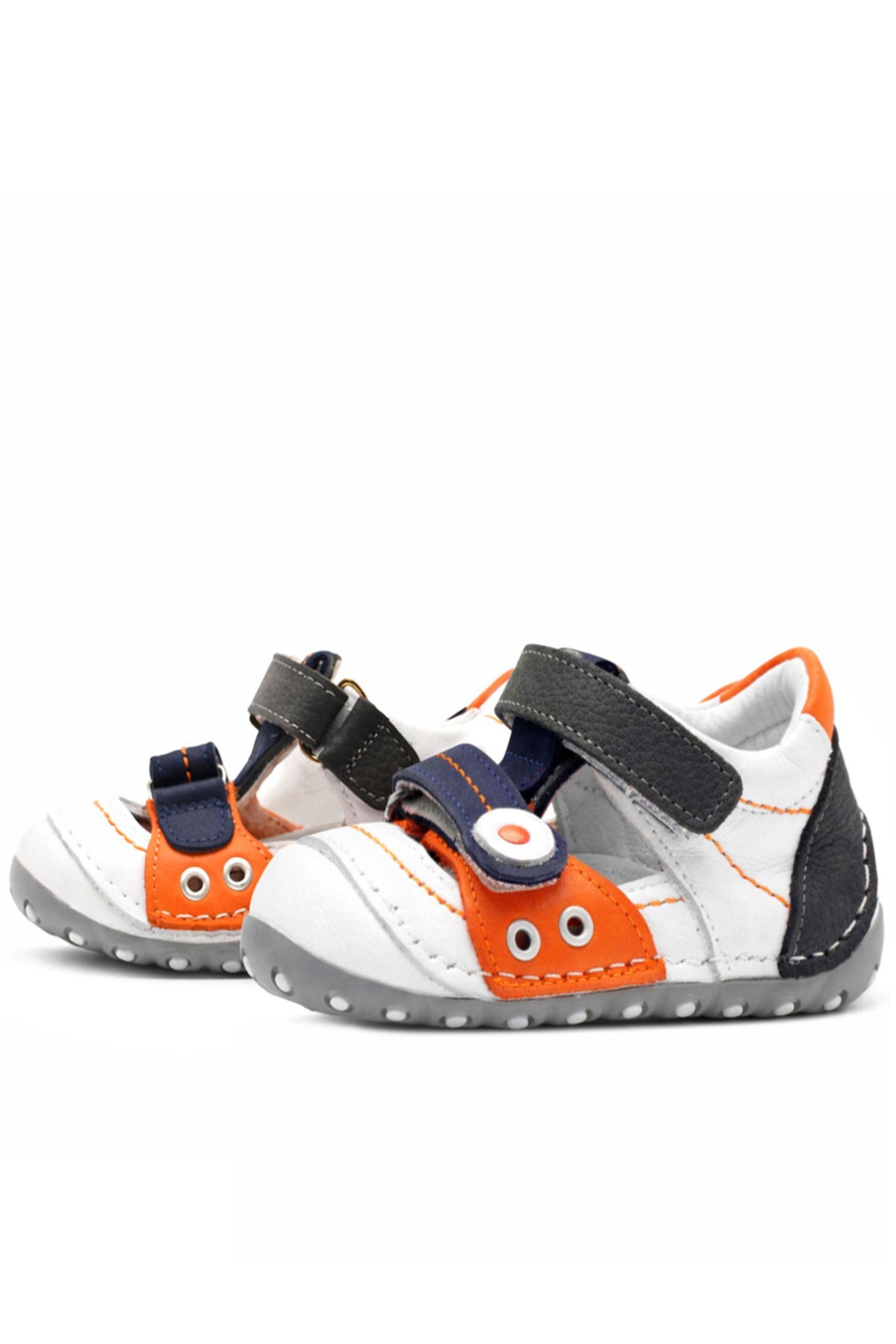 Nino Anatomic Orange Genuine Leather Shoes Summer First Step