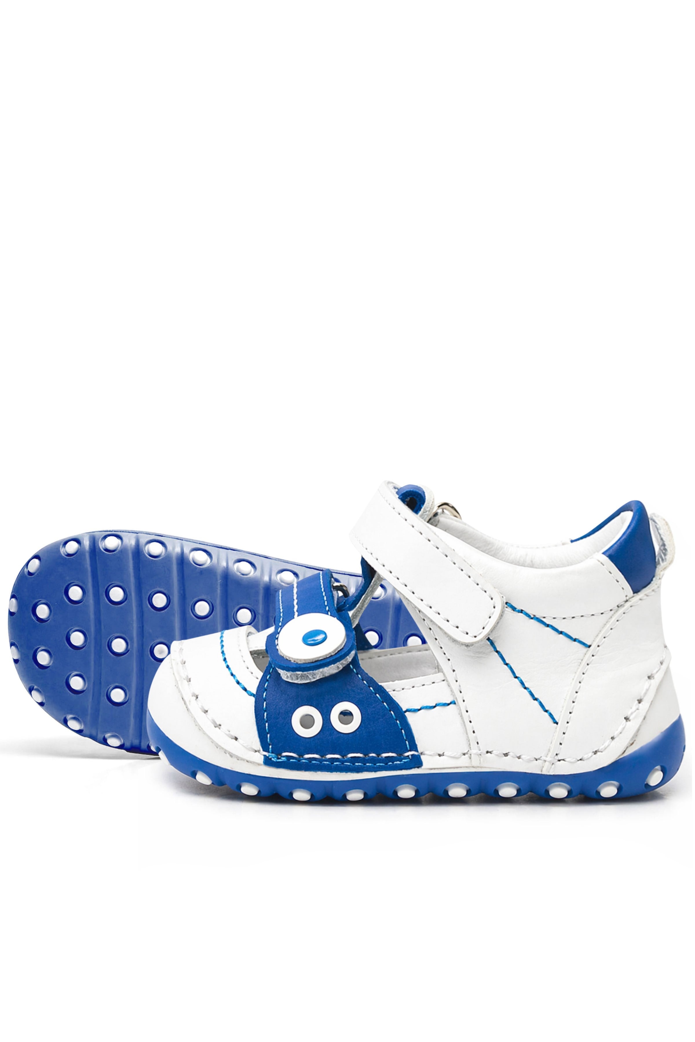 Nino Blue Genuine Leather Shoes Summer First Step
