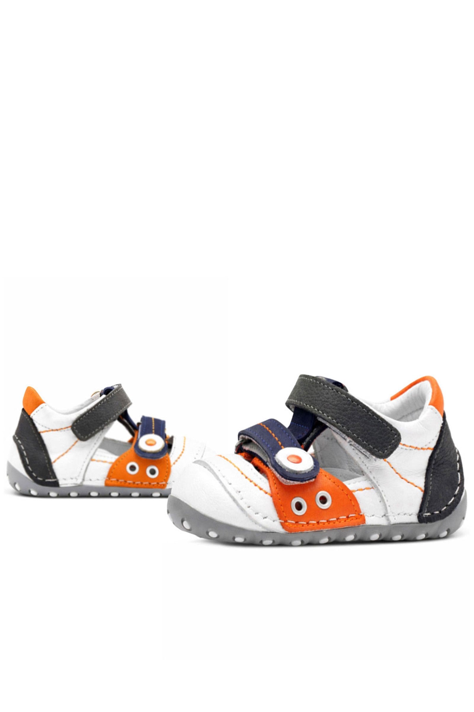 Nino Anatomic Orange Genuine Leather Shoes Summer First Step