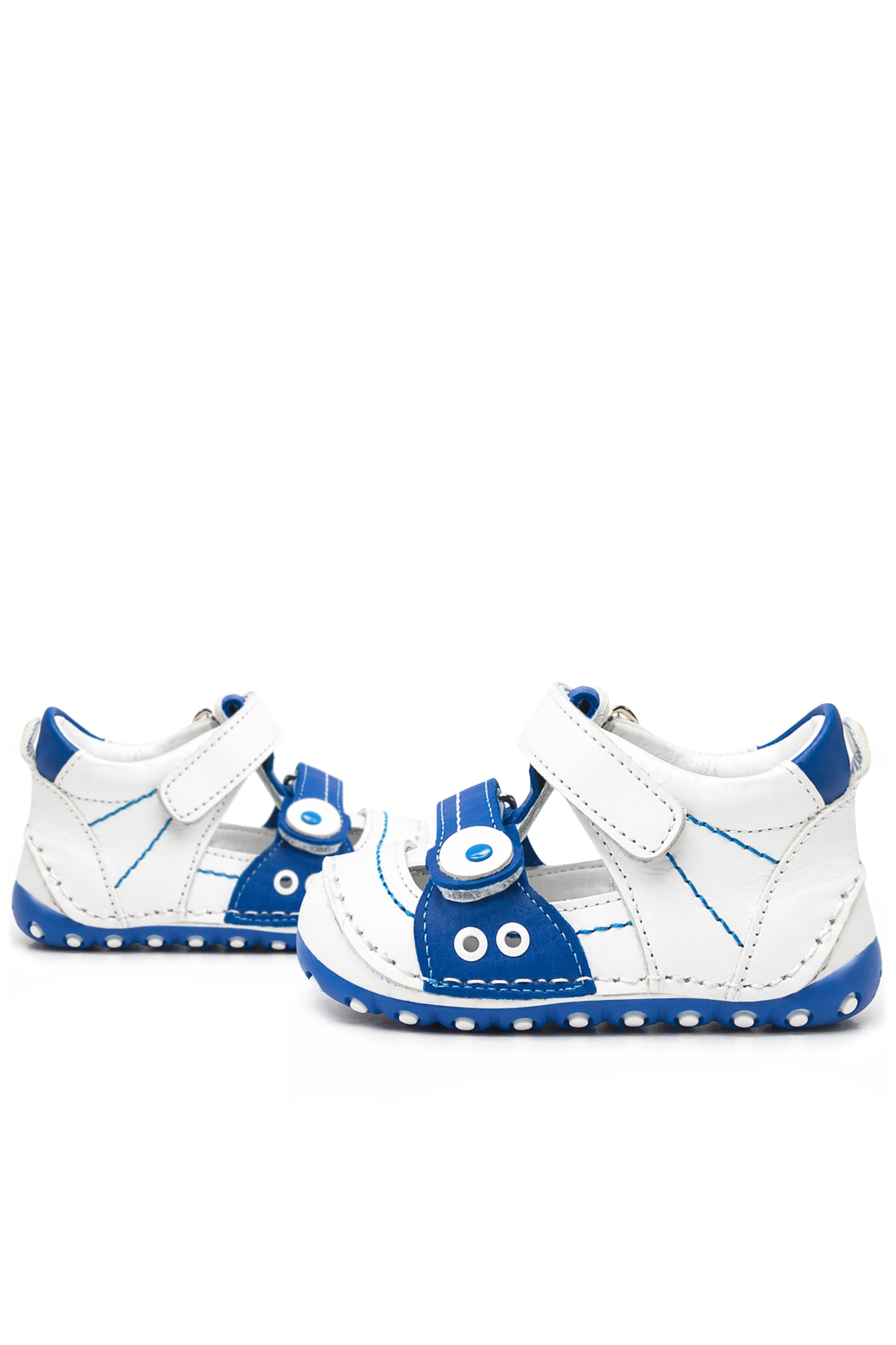 Nino Blue Genuine Leather Shoes Summer First Step