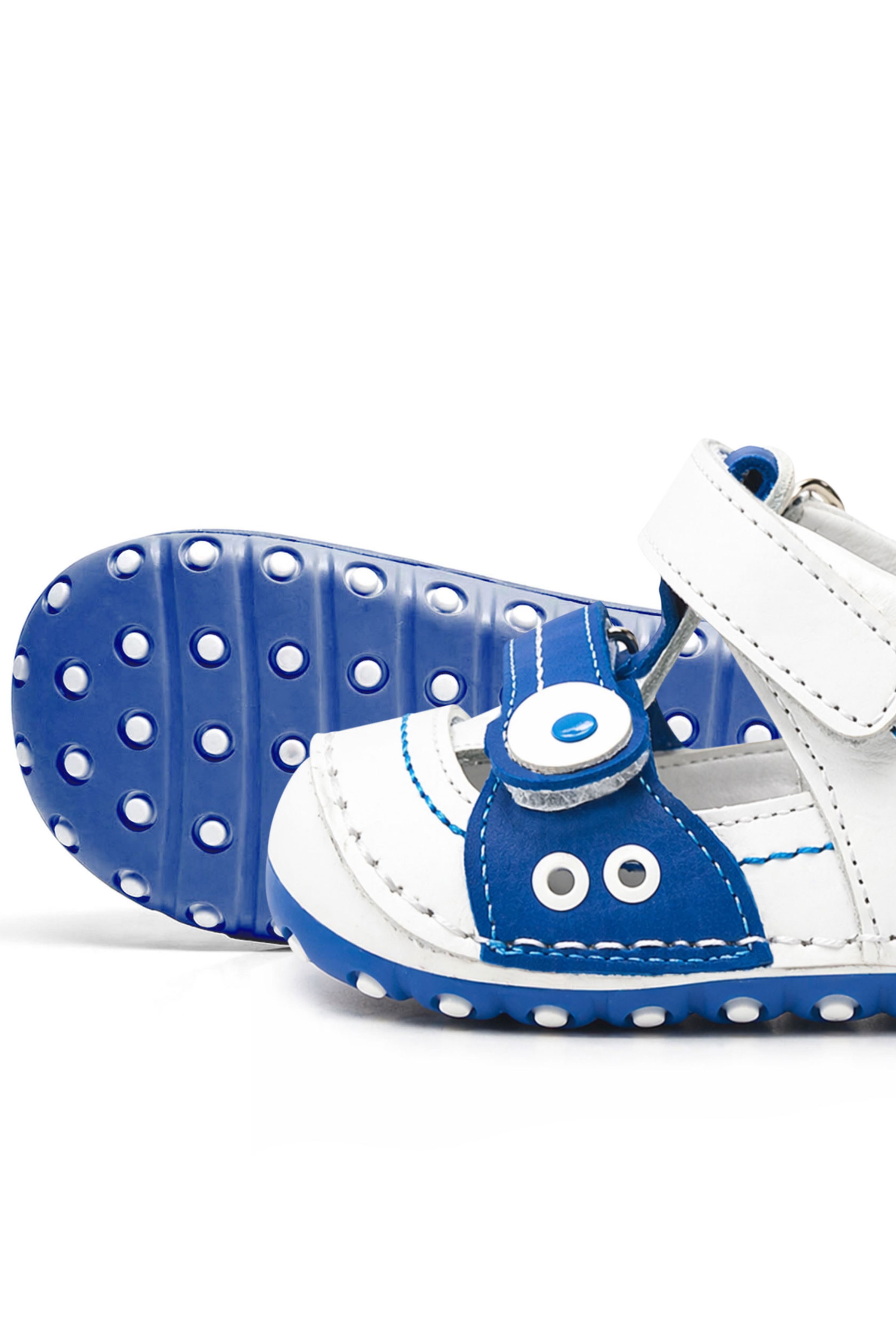 Nino Blue Genuine Leather Shoes Summer First Step