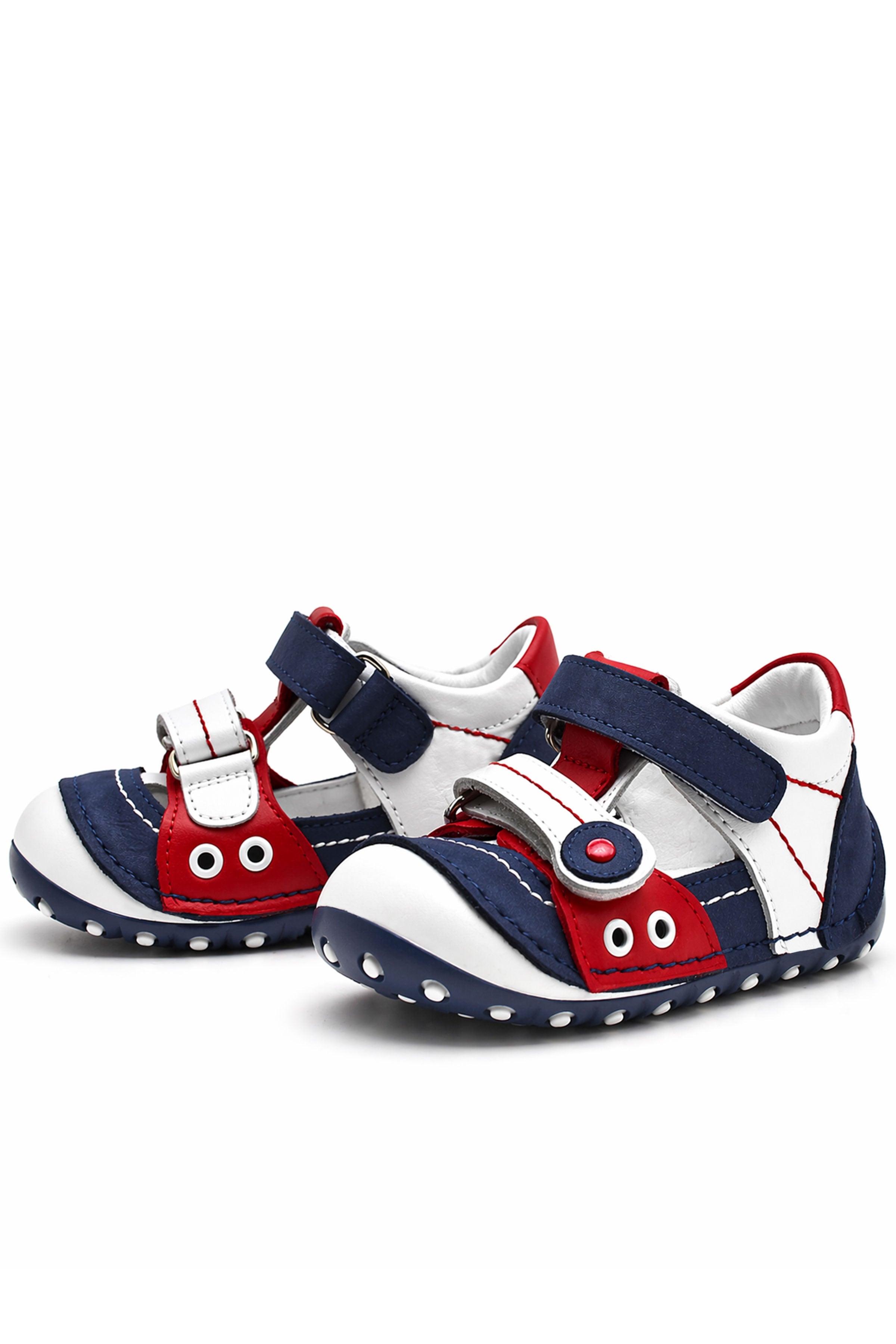 Navy Anatomic Nino Real Leather Shoes Summer First Step
