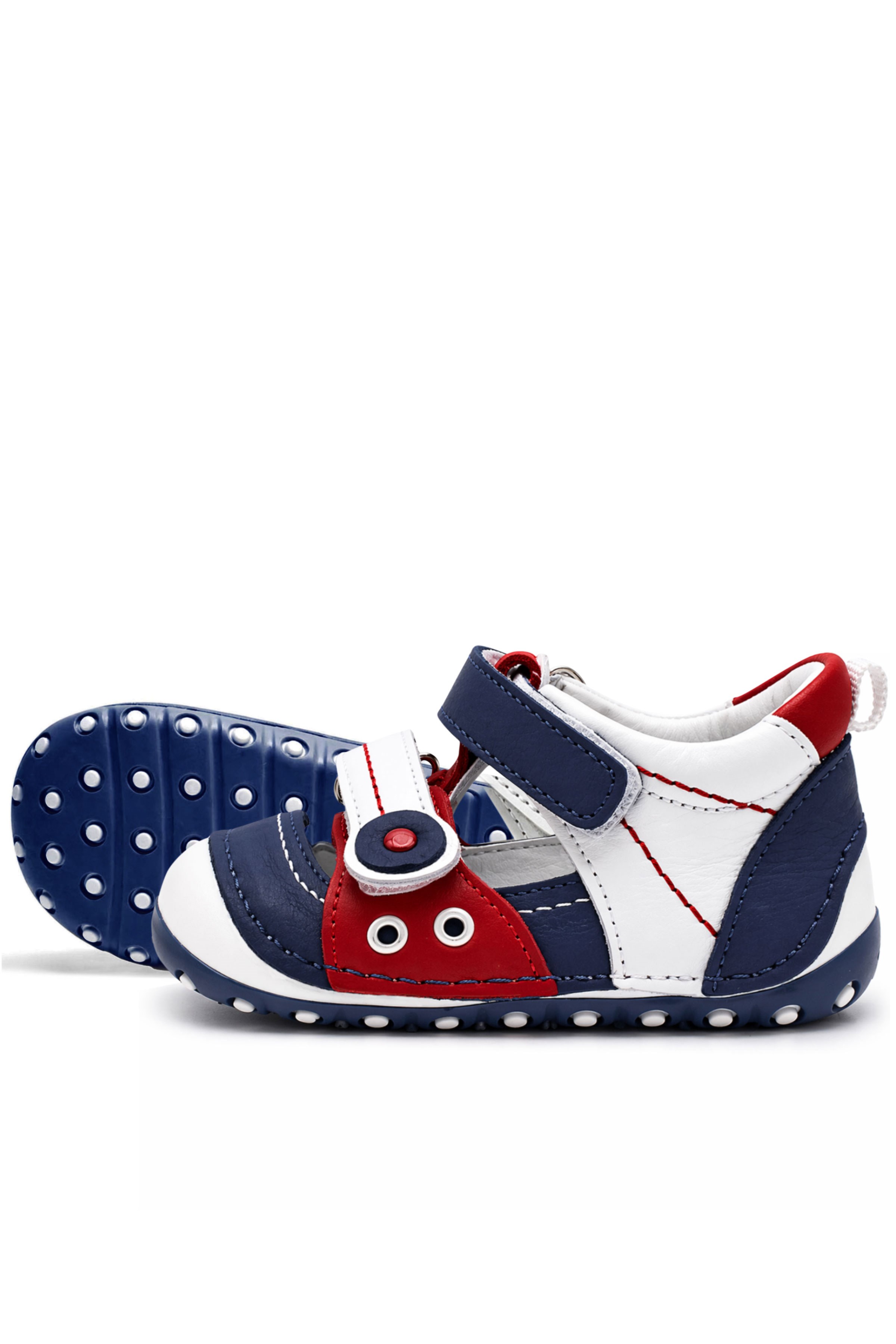 Navy Anatomic Nino Real Leather Shoes Summer First Step