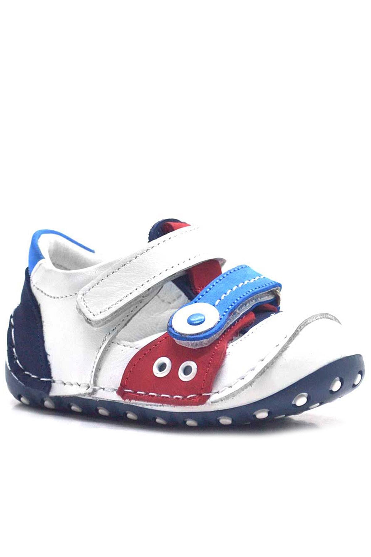 Nino Genuine Leather White Shoes Anatomic Summer First Step Shoes