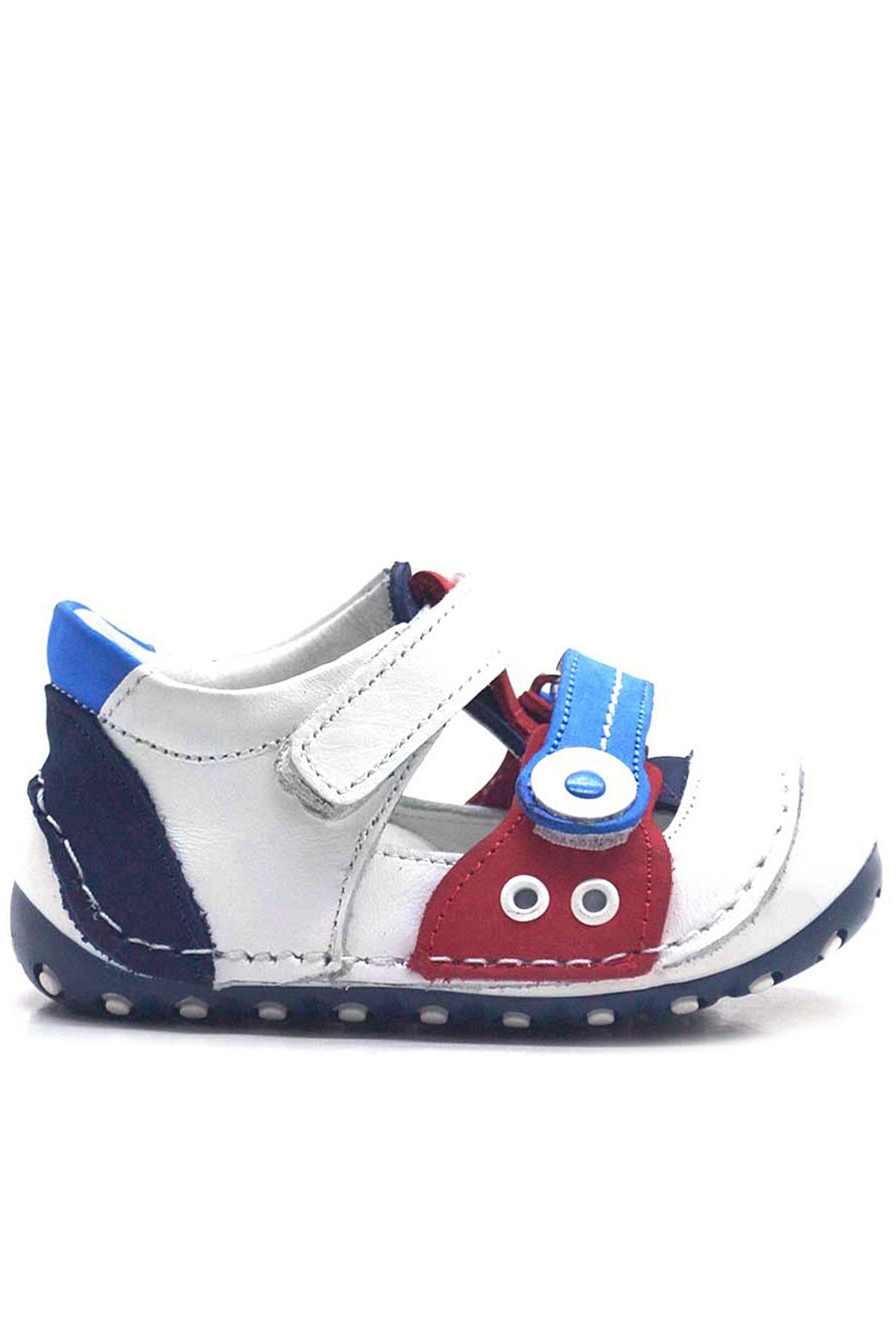 Nino Genuine Leather White Shoes Anatomic Summer First Step Shoes