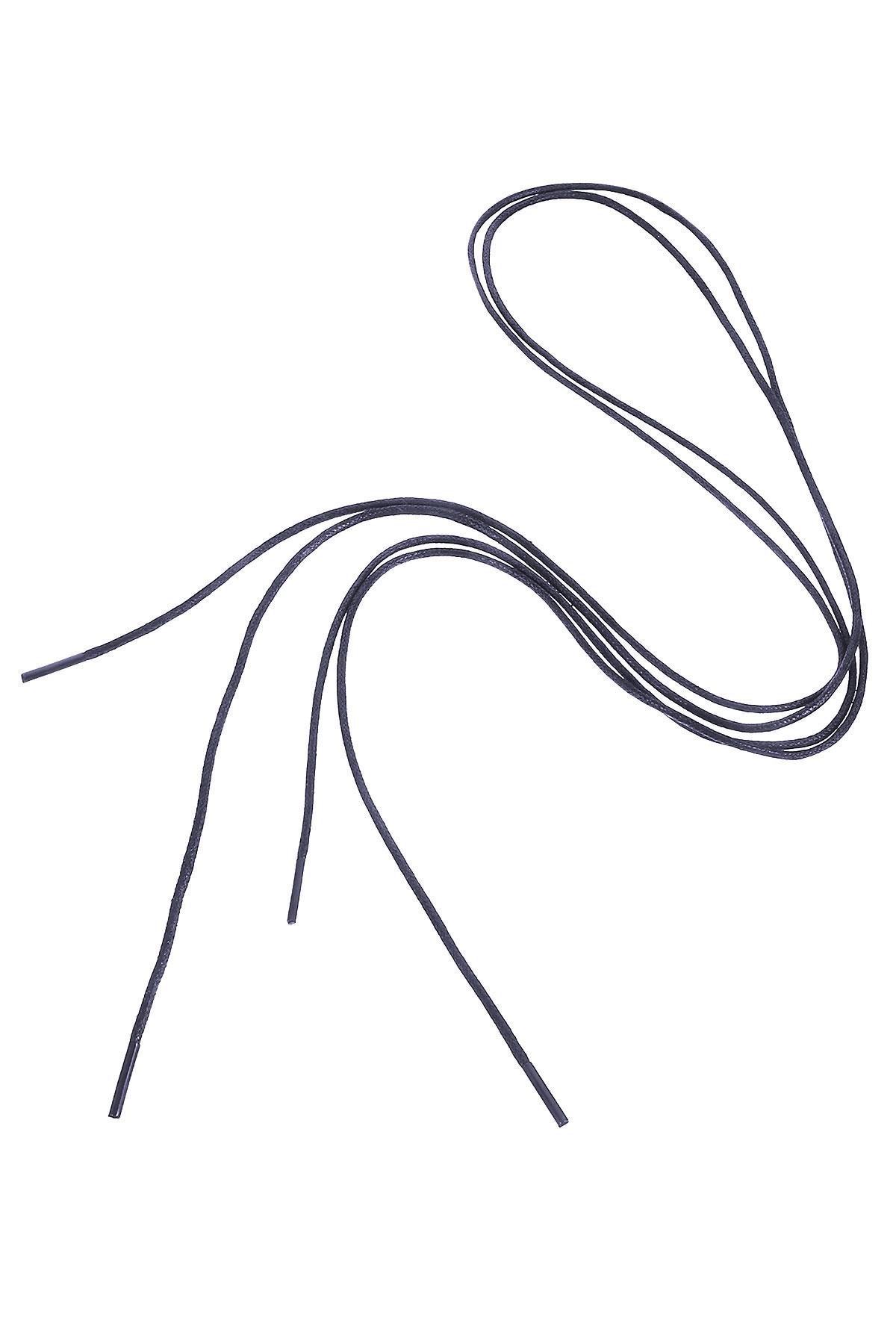 90 Cm Lacivert Mumlu Klasik Ayakkabı Bağcığı