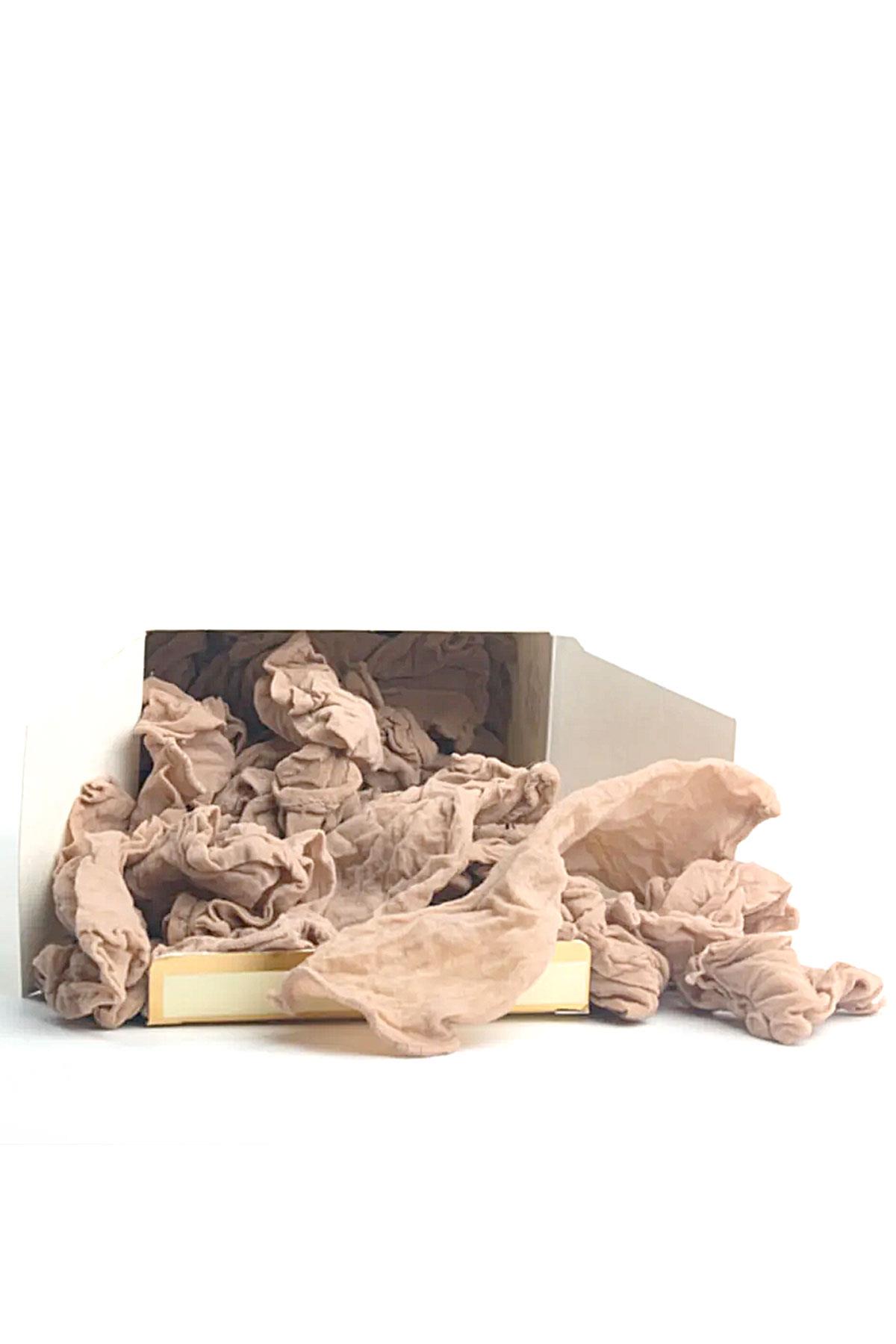 30 Adet Tek Kullanımlık Ten Rengi Deneme Çorabı