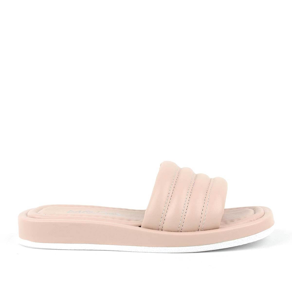 Powder Pink Single Band Women's Slippers