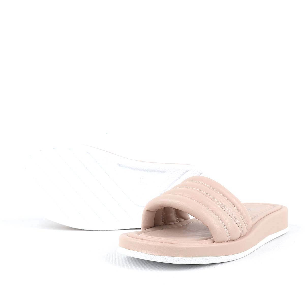 Powder Pink Single Band Women's Slippers