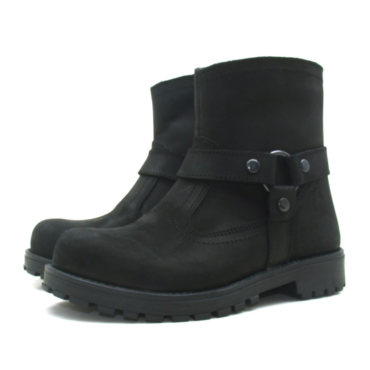 Raker® Garuda Hakiki Deri Fermuarlı Kışlık Unisex Çocuk Çizme