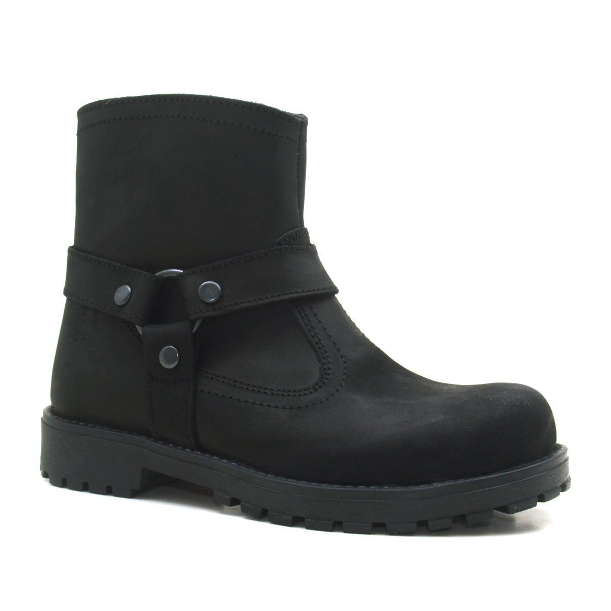 Raker® Garuda Hakiki Deri Fermuarlı Kışlık Unisex Çocuk Çizme