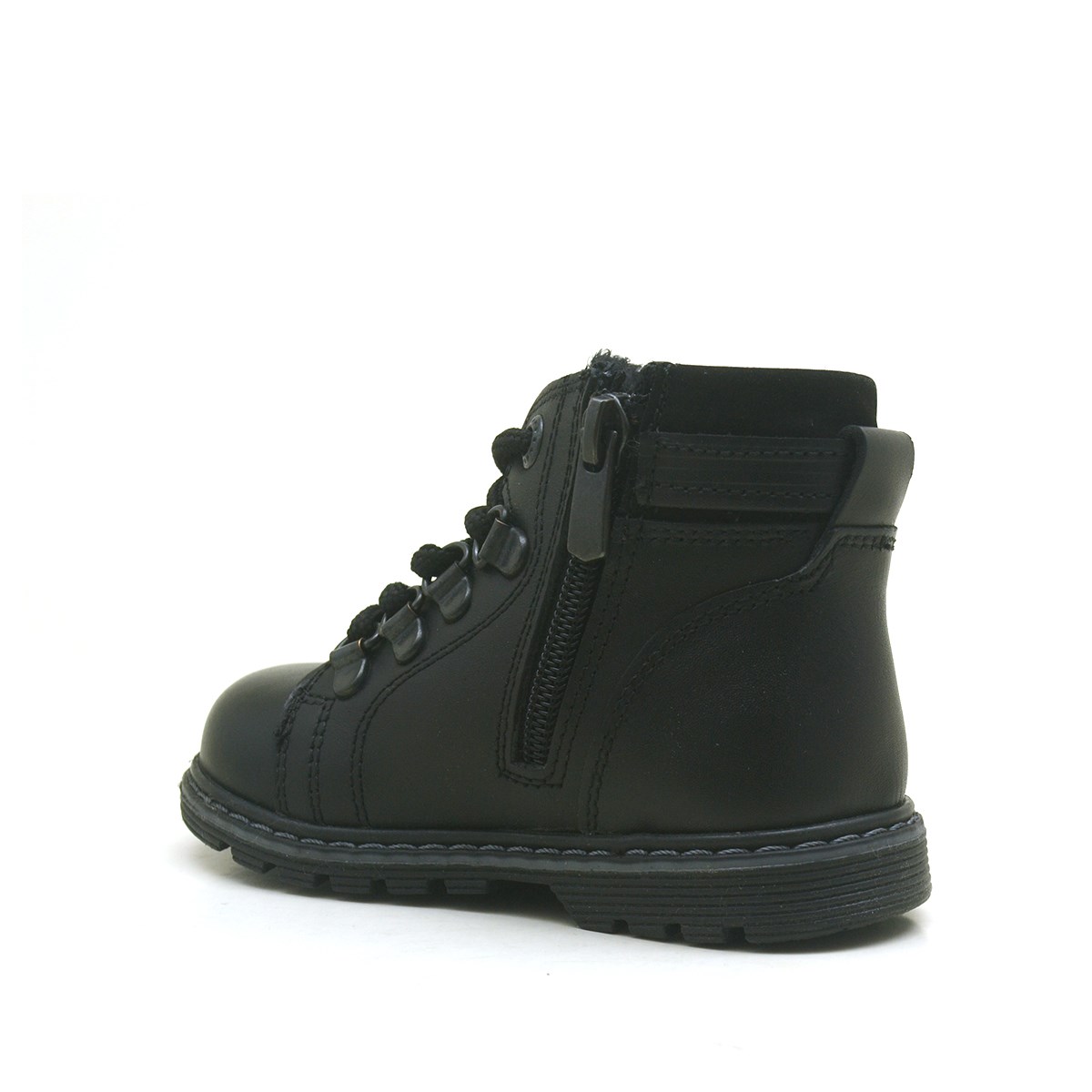 Rakerplus Hakiki Deri Siyah Fermuarlı Erkek Bebek Bot