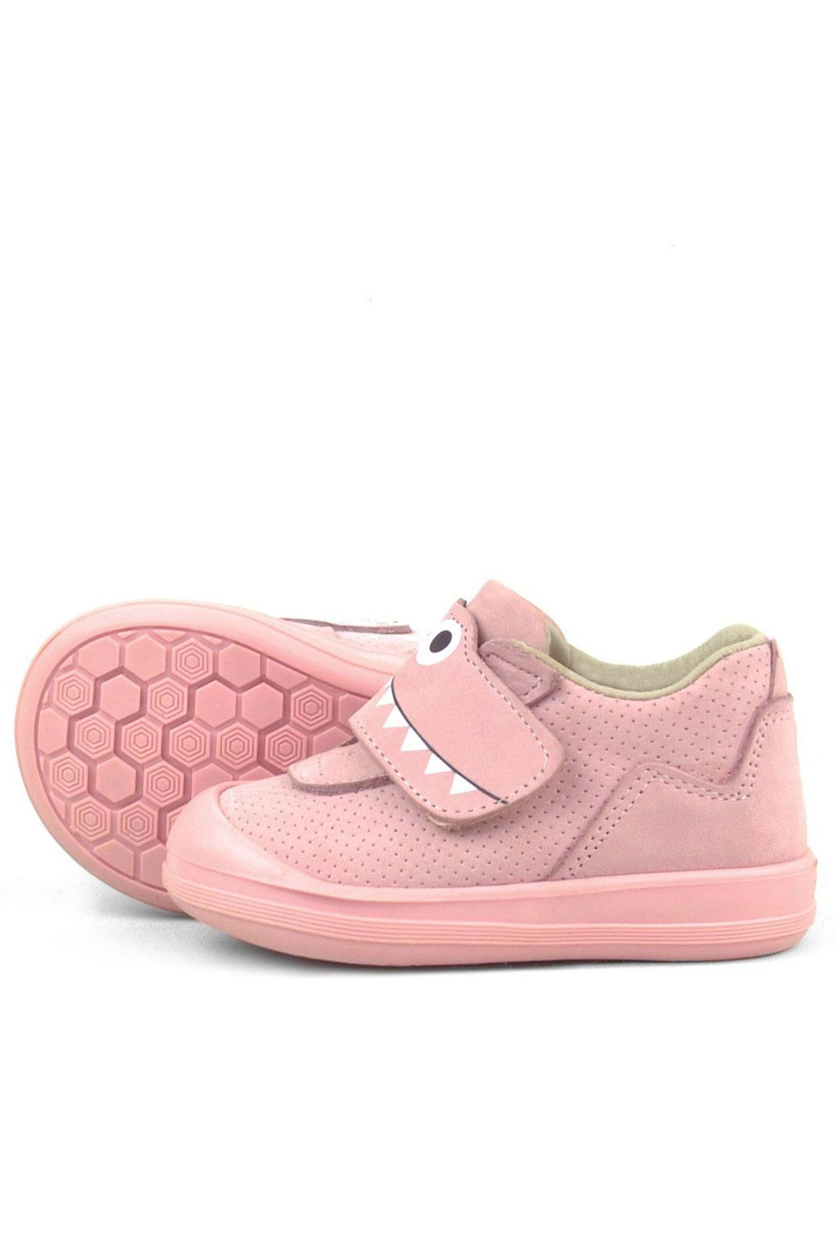 Rakerplus Dino Genuine Leather Light Pink High Ankle Baby's Shoes R402-PU.19