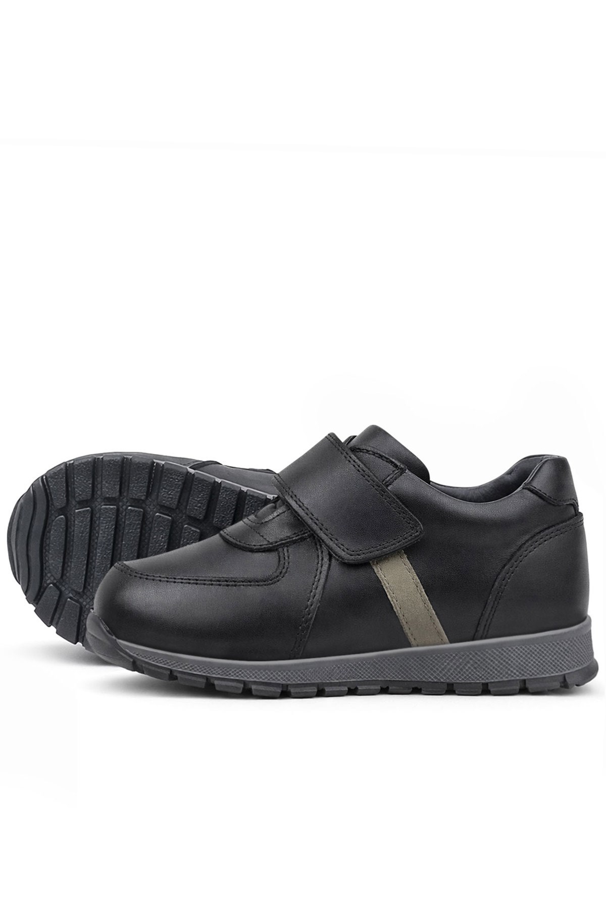 Rakerplus Genuine Leaher Black Baby Sport Shoes