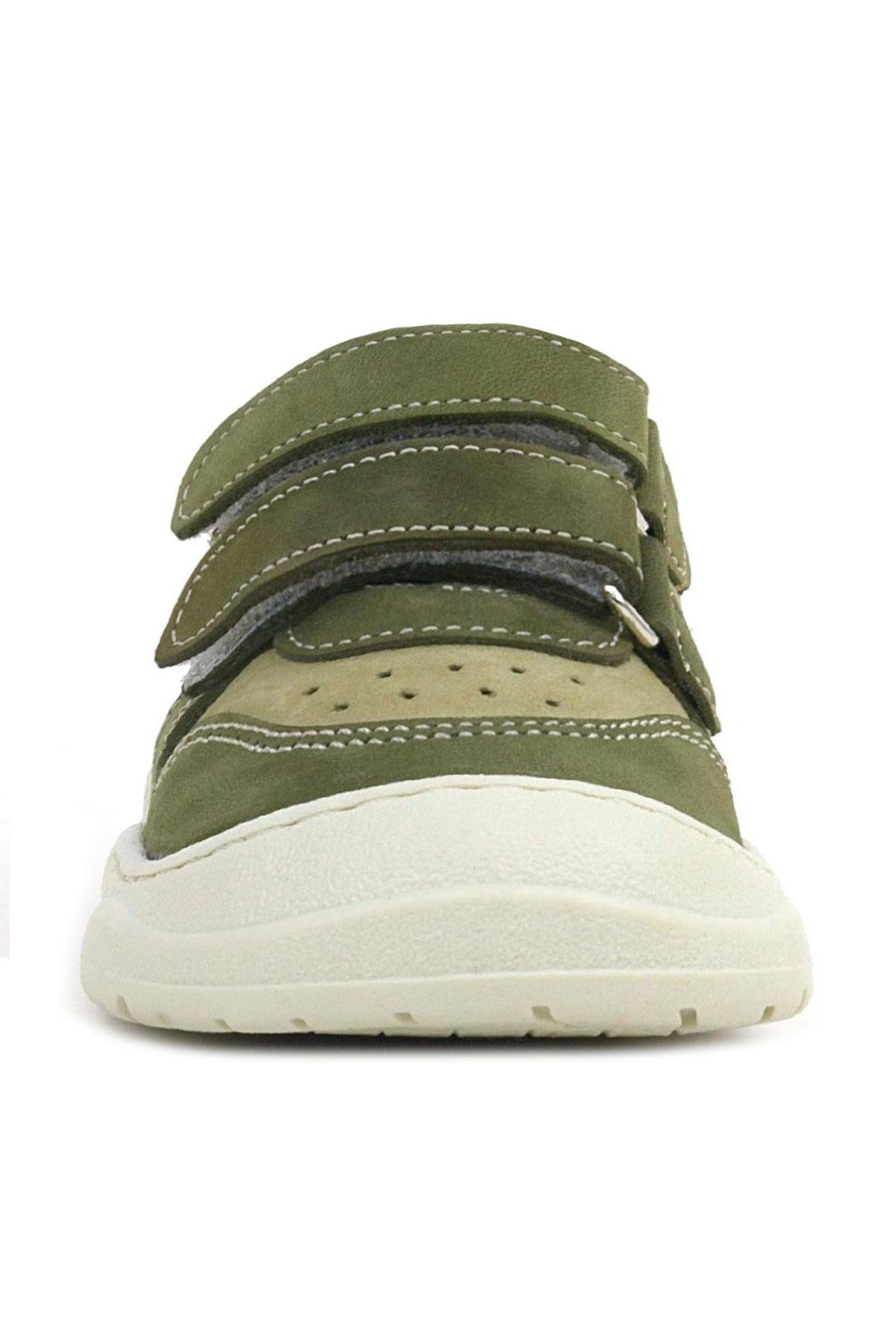 Rakerplus Schaggy Genuine Leather Khaki Baby Sports Shoes