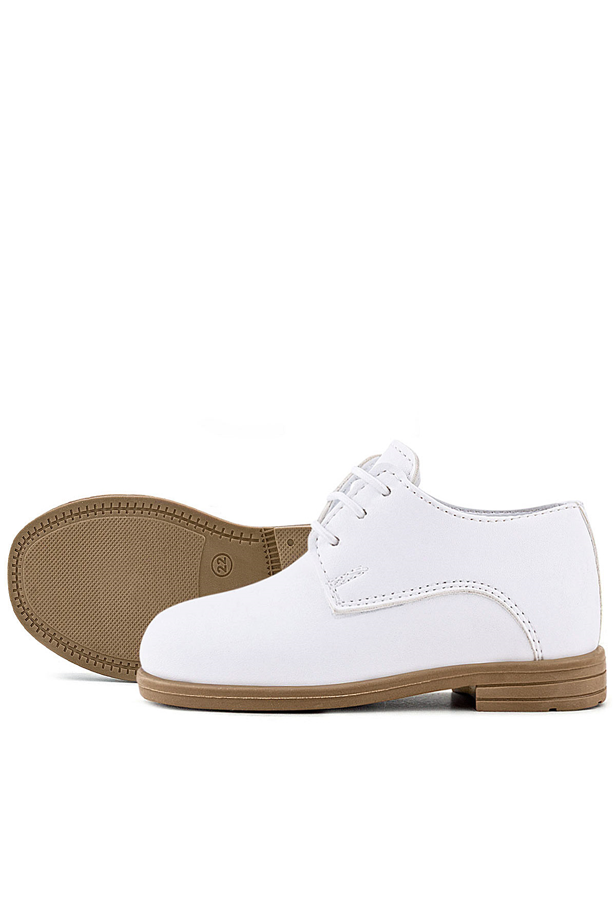 Rakerplus Beyaz Cilt Erkek Çocuk Klasik Ayakkabı