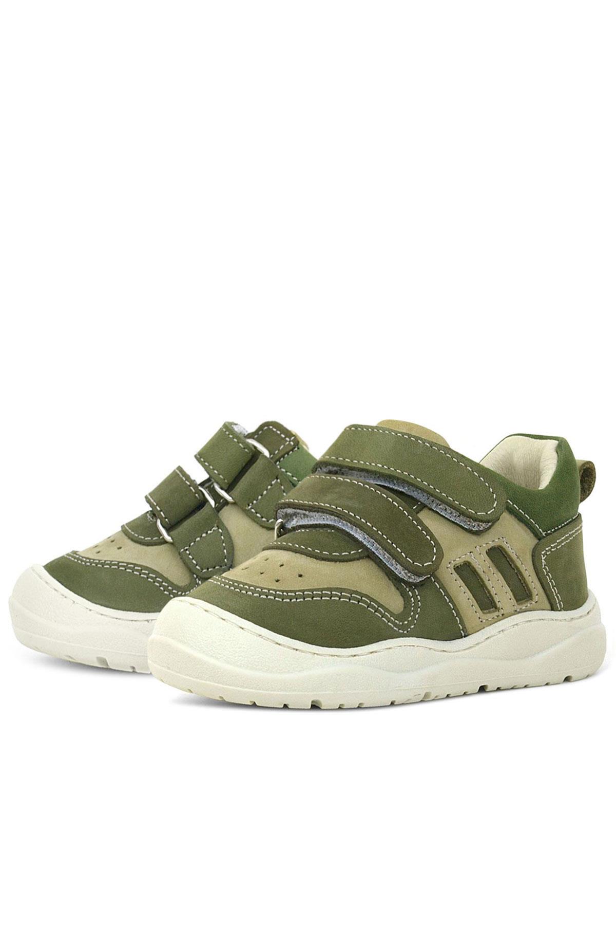 Rakerplus Schaggy Genuine Leather Khaki Baby Sports Shoes